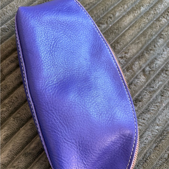 Portland leather goods blue toiletry bag - Picture 5 of 6